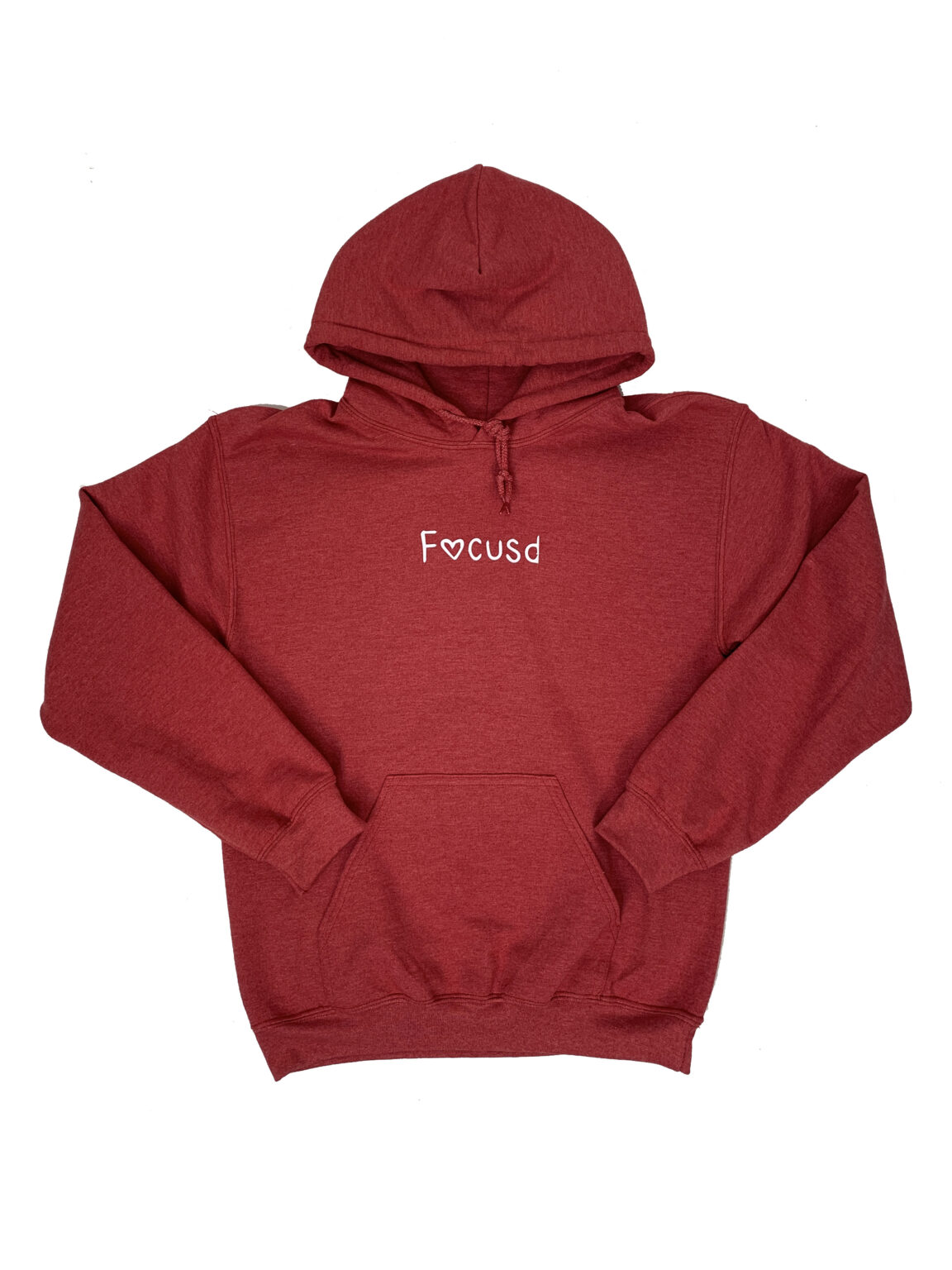 Scarlet Red Hoodie – FOCUSD